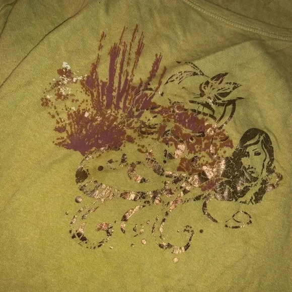 Y2k Vintage baby 3/4 sleeve tee - Picture 2 of 4